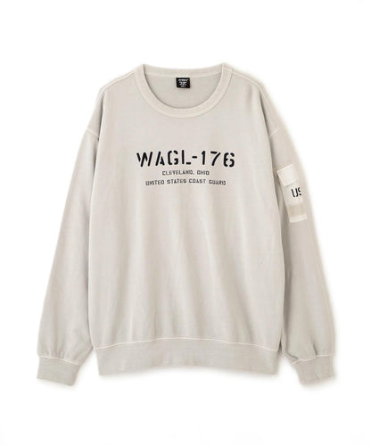 FADED MIL.POCKET CREWNECK SWEAT 水洗做舊 工裝口袋 圓領 衛衣