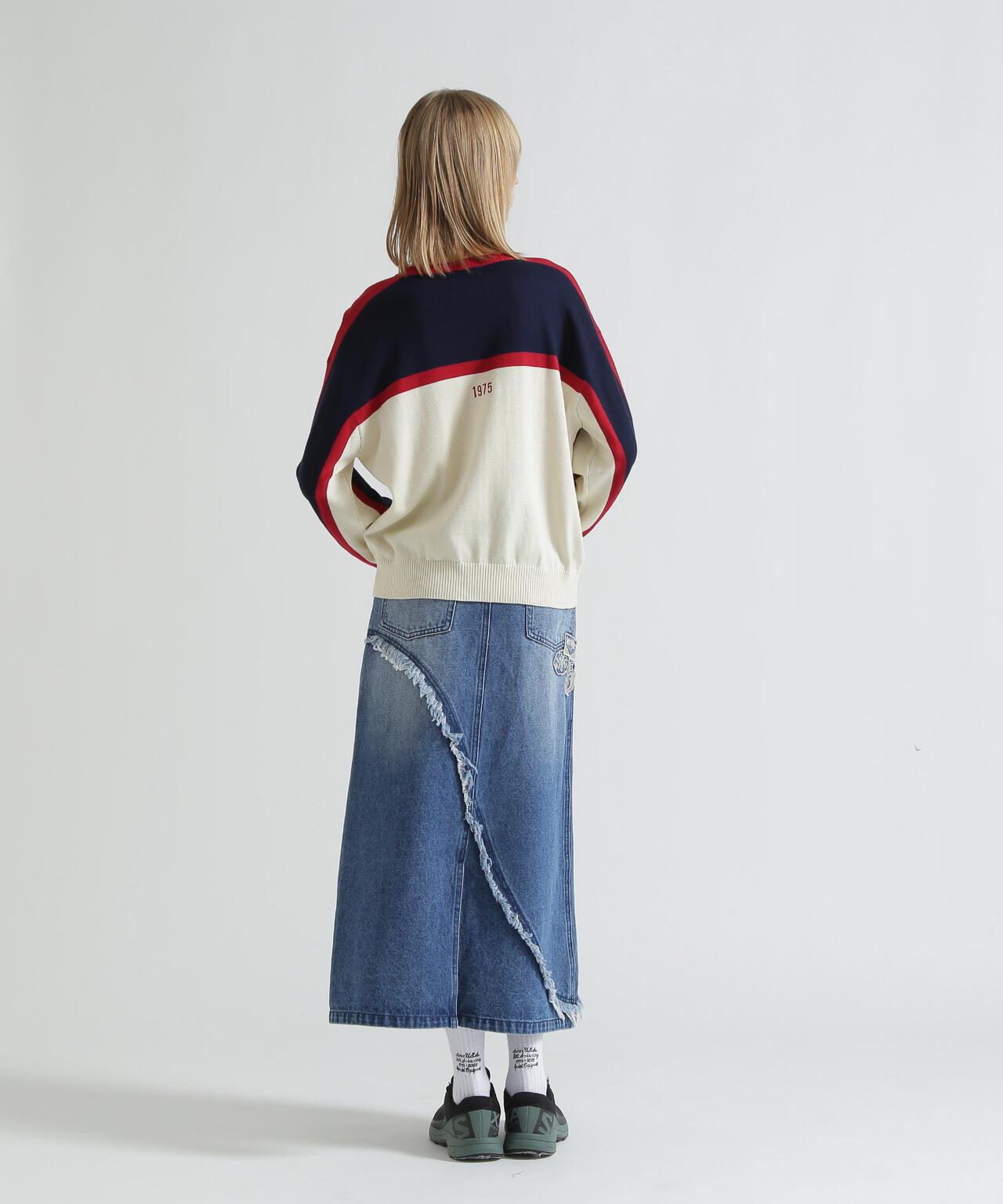MULTI-TONE KNIT PULLOVER 針織套頭衫