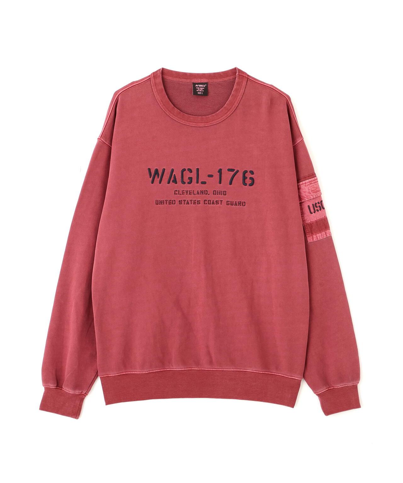 FADED MIL.POCKET CREWNECK SWEAT 水洗做舊 工裝口袋 圓領 衛衣