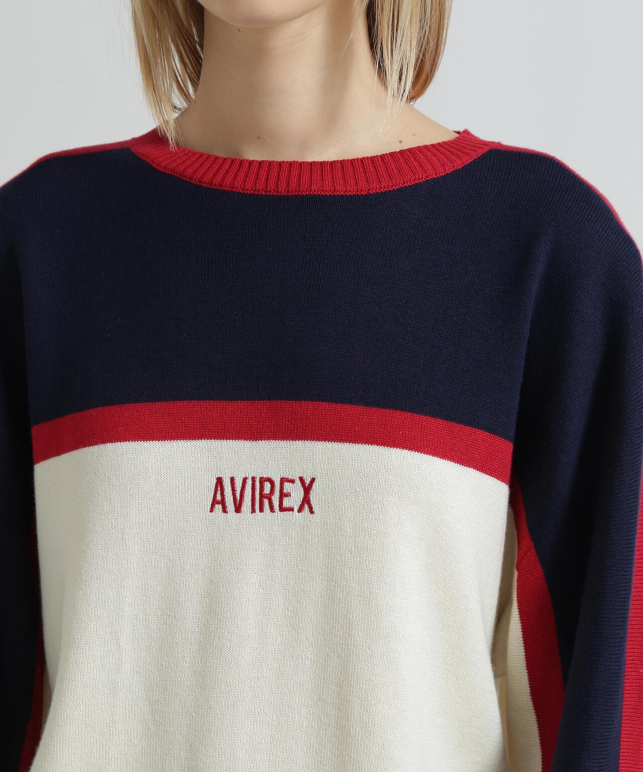 MULTI-TONE KNIT PULLOVER 針織套頭衫