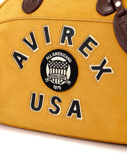 LX VARSITY LEATHER MINI BOSTON BAG 皮革迷你波士頓包 《直営店限定》
