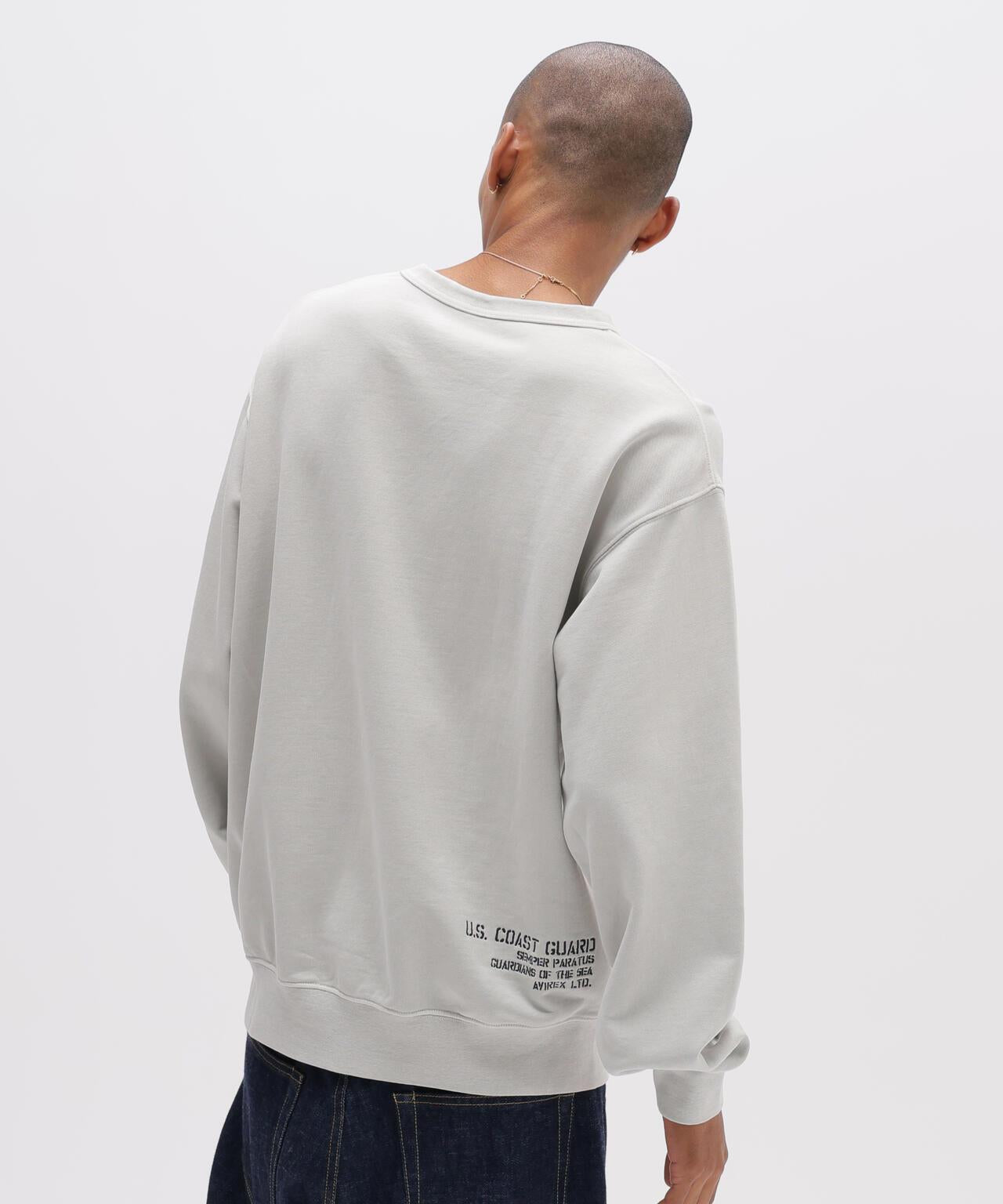 FADED MIL.POCKET CREWNECK SWEAT 水洗做舊 工裝口袋 圓領 衛衣