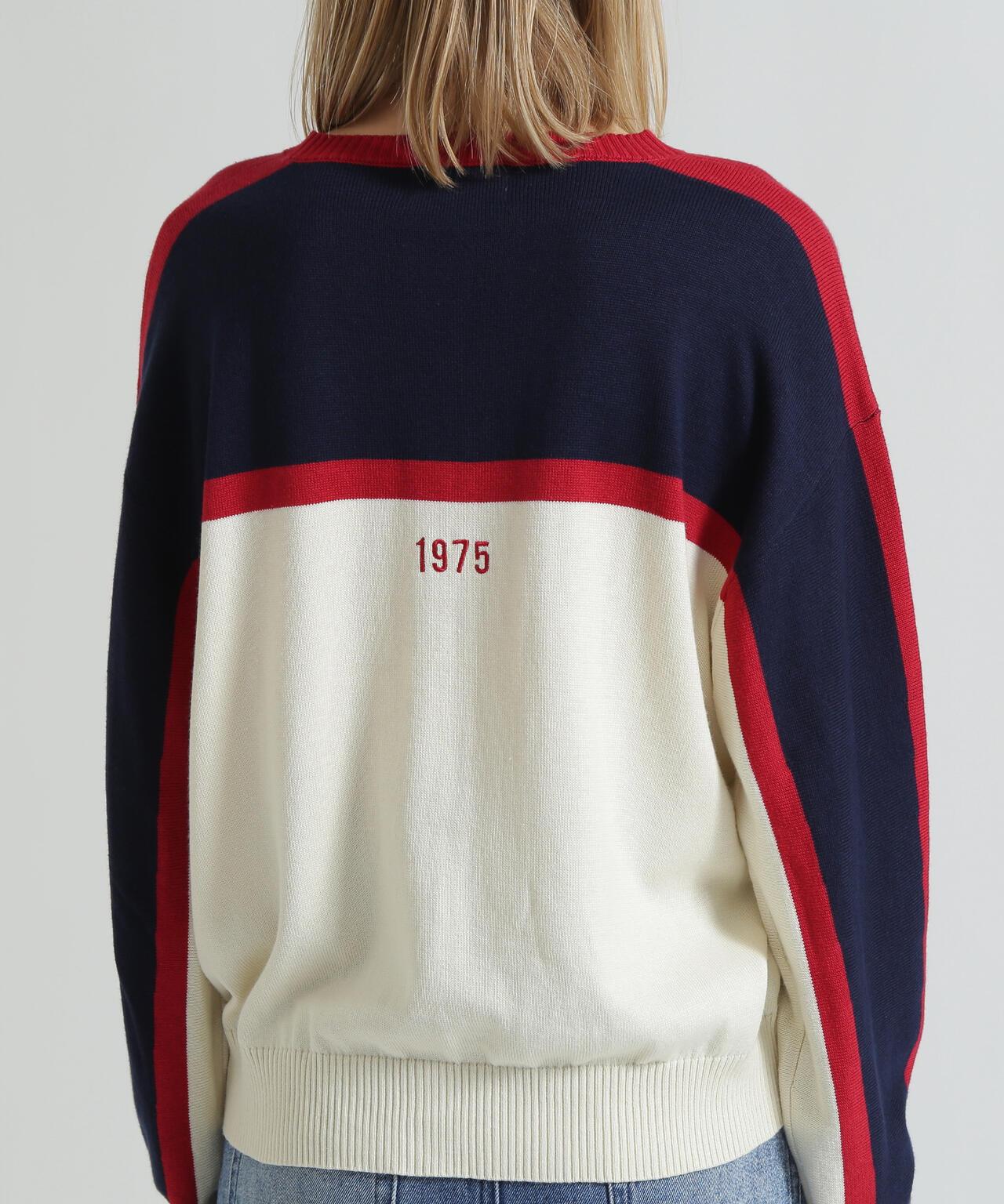 MULTI-TONE KNIT PULLOVER 針織套頭衫