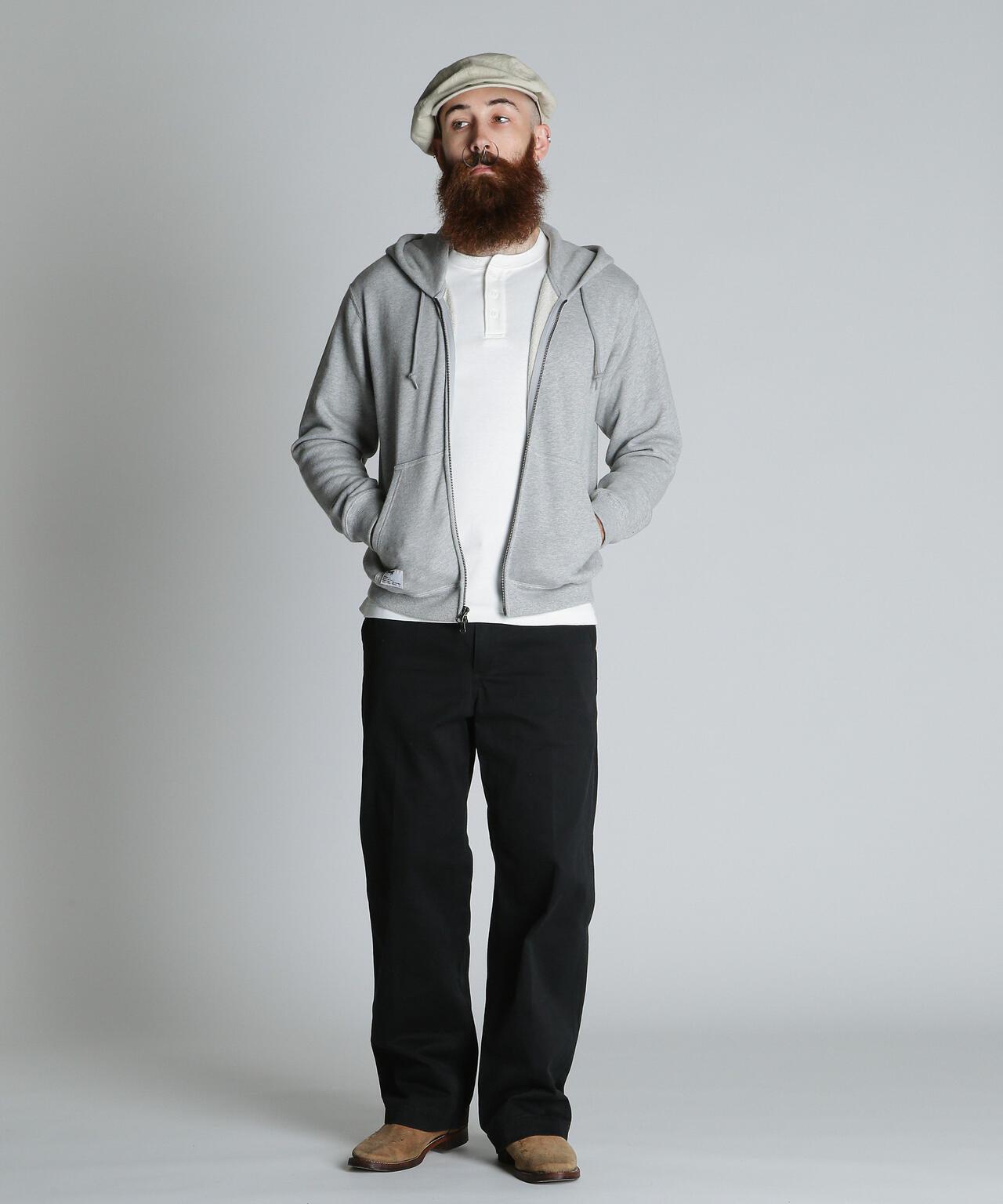 BLANK ZIP HOODED 拉鍊連帽衛衣