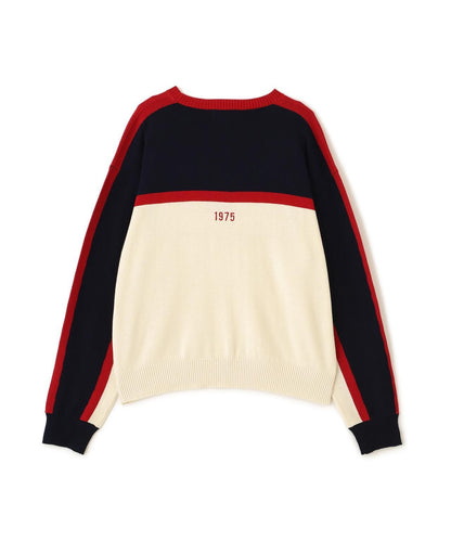 MULTI-TONE KNIT PULLOVER 針織套頭衫