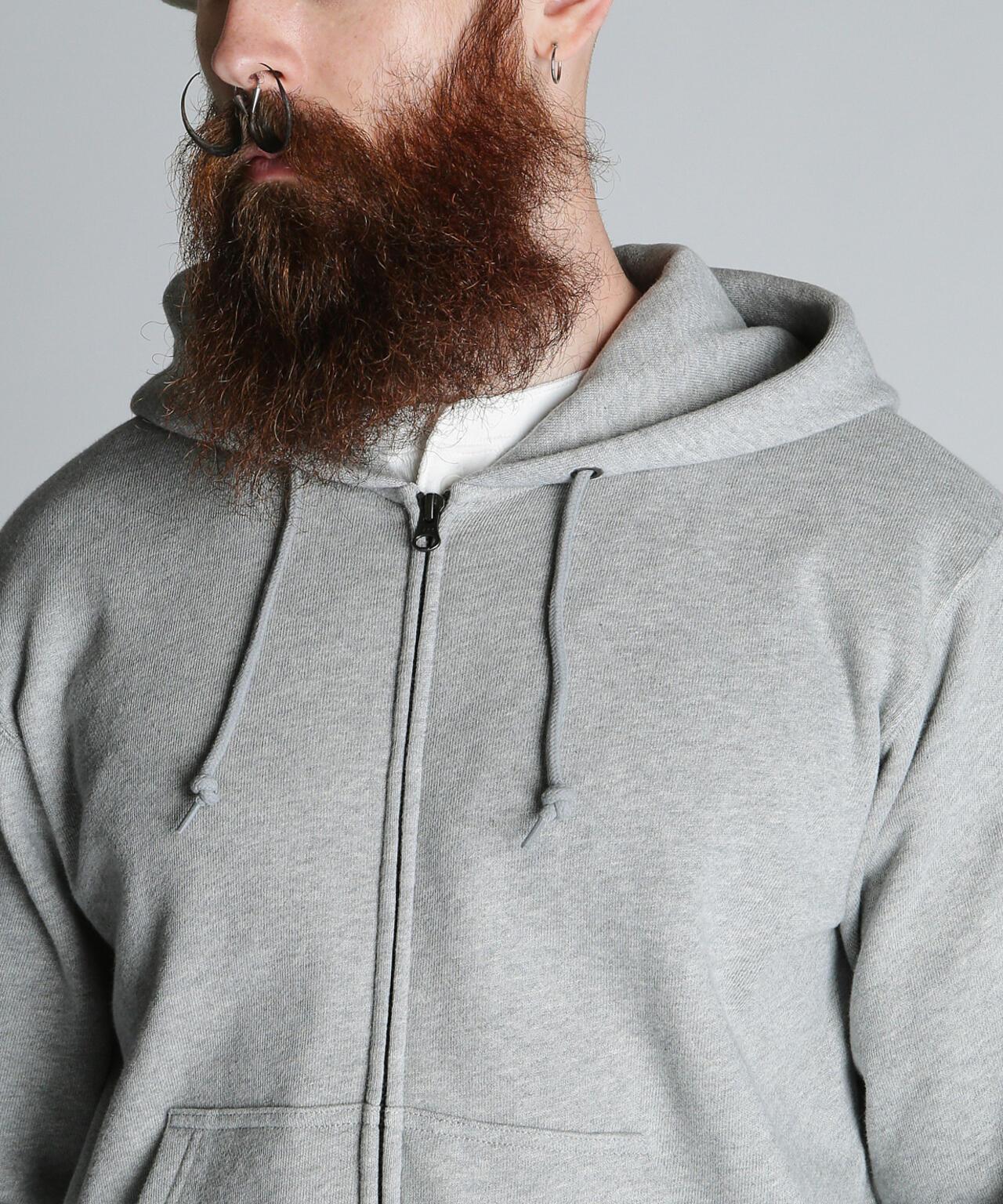 BLANK ZIP HOODED 拉鍊連帽衛衣
