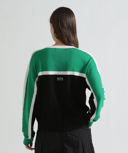 MULTI-TONE KNIT PULLOVER 針織套頭衫