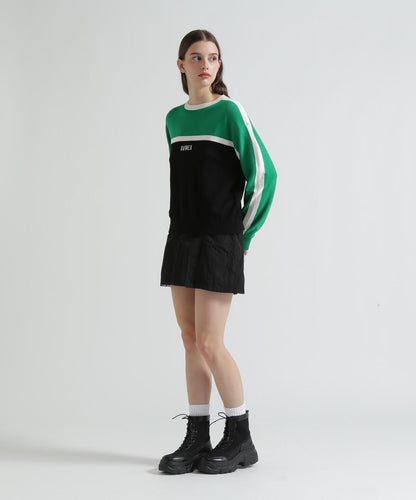 MULTI-TONE KNIT PULLOVER 針織套頭衫