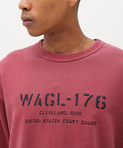 FADED MIL.POCKET CREWNECK SWEAT 水洗做舊 工裝口袋 圓領 衛衣