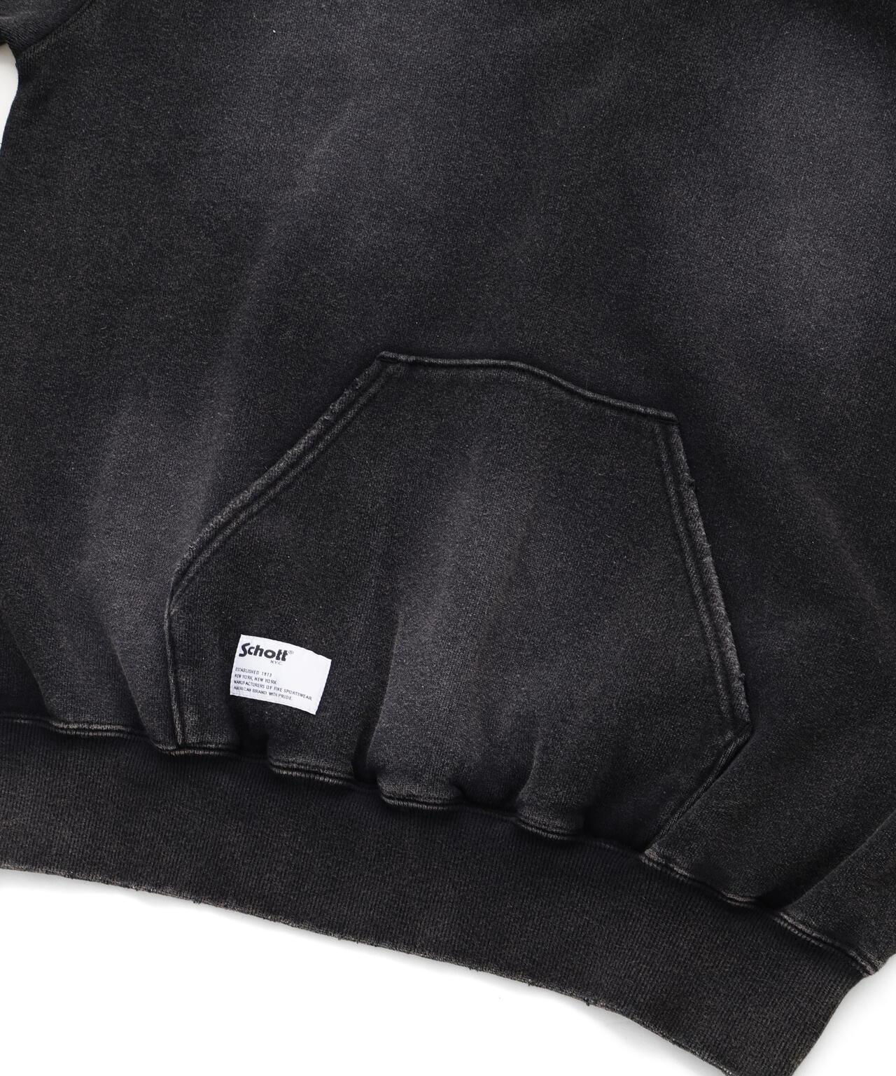 ASING HOODED SWEAT 做舊風設計 衛衣面料 連帽衛衣