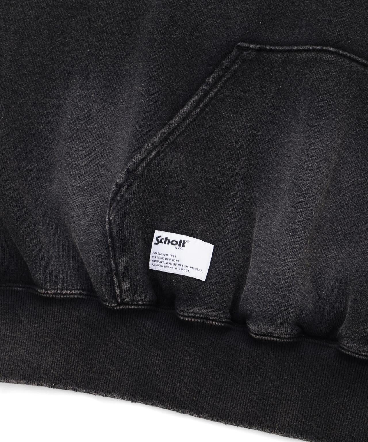 ASING HOODED SWEAT 做舊風設計 衛衣面料 連帽衛衣