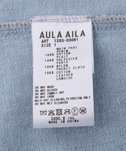AVIREXxAULA AILA 側褶揹帶裙