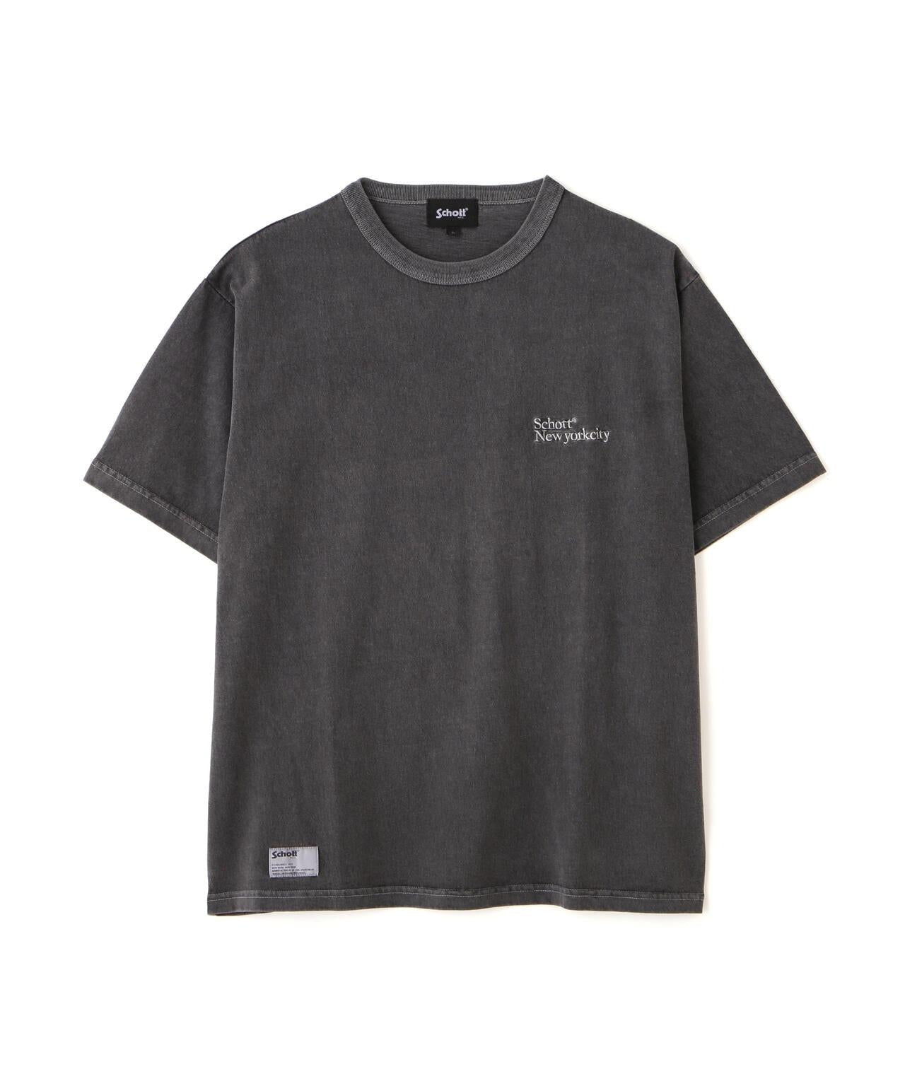 Schott NEW YORK CITY EMB. T-SHIRT 刺繡T恤