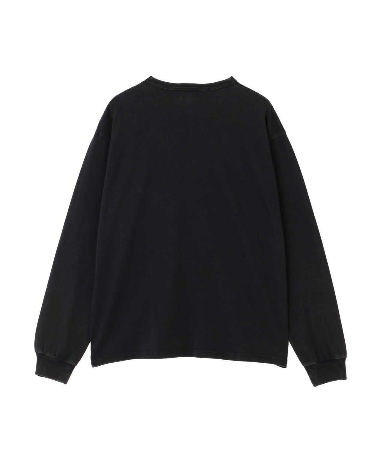 PLENTY TOUGH EMB. HENLEY LS T-SHIRT 刺繡亨利領長袖T恤