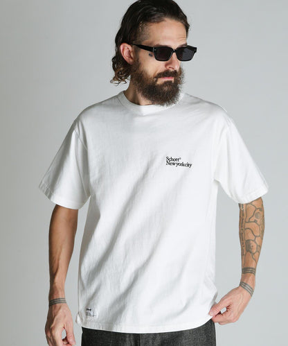 Schott NEW YORK CITY EMB. T-SHIRT 刺繡T恤