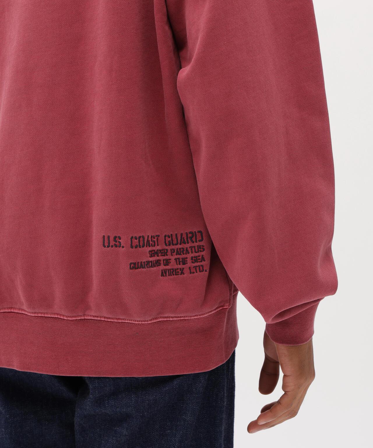 FADED MIL.POCKET CREWNECK SWEAT 水洗做舊 工裝口袋 圓領 衛衣