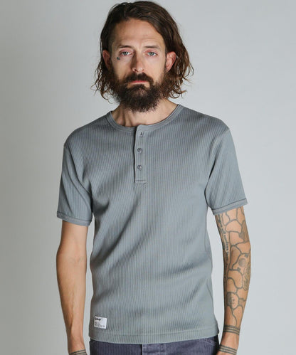 軍風羅紋亨利領 ARMY RIB HENLEY T-SHIRT T恤