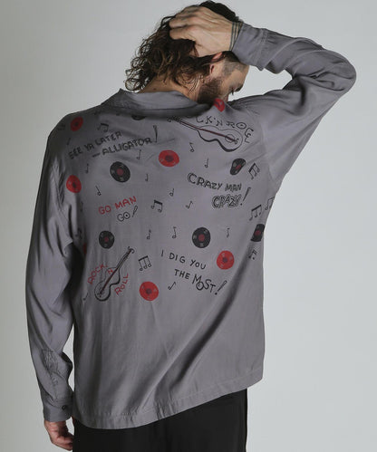 ROCK'N ROLL RAYON SHIRT 人造絲襯衫