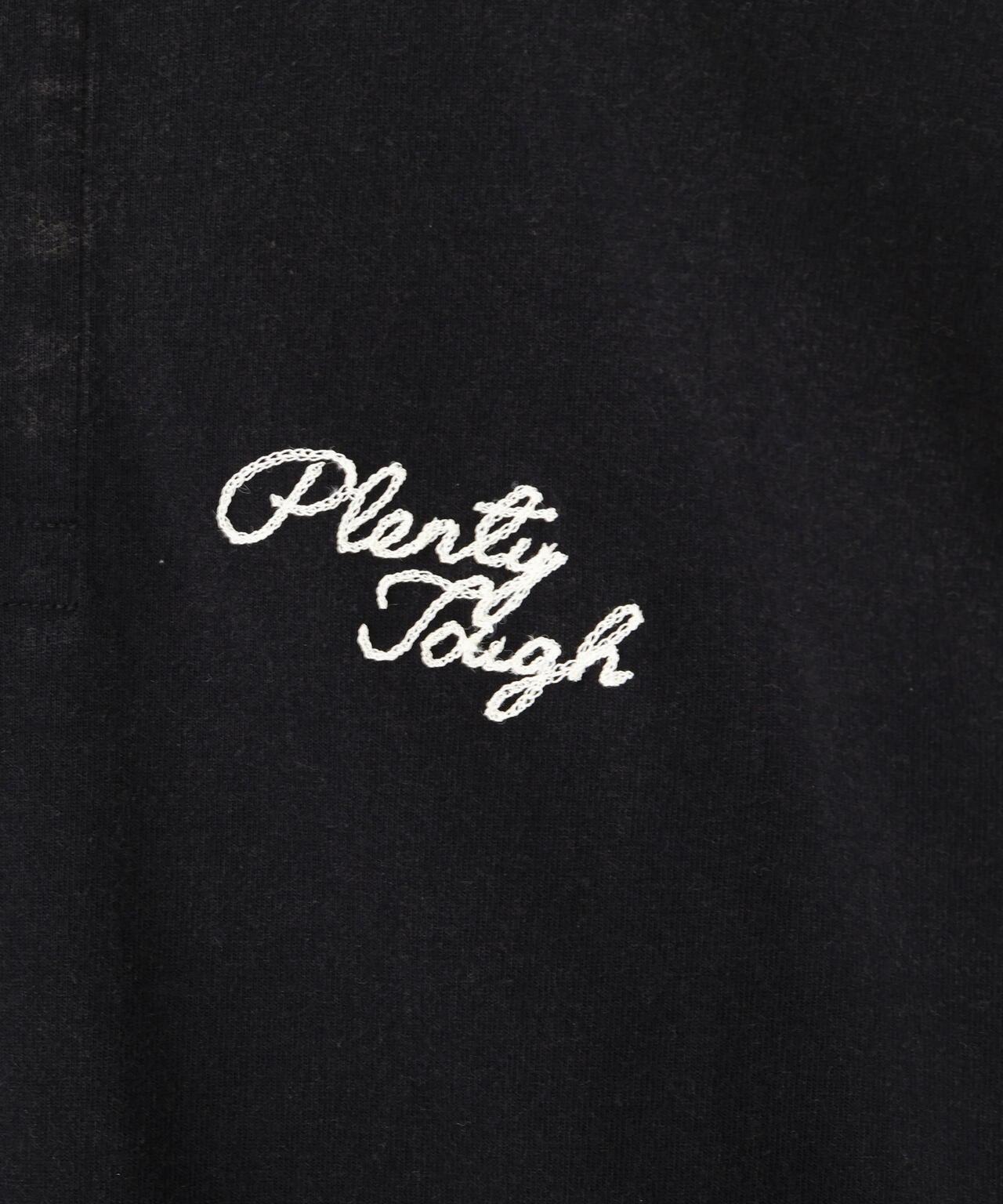 PLENTY TOUGH EMB. HENLEY LS T-SHIRT 刺繡亨利領長袖T恤