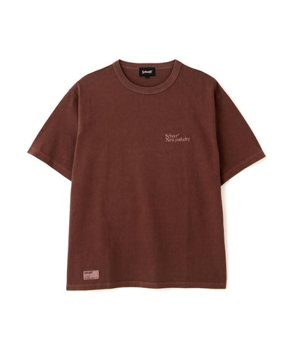 Schott NEW YORK CITY EMB. T-SHIRT 刺繡T恤