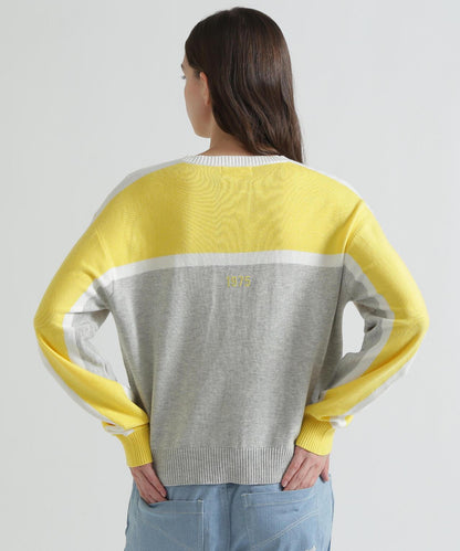 MULTI-TONE KNIT PULLOVER 針織套頭衫