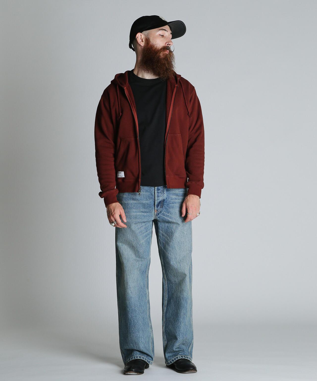 BLANK ZIP HOODED 拉鍊連帽衛衣