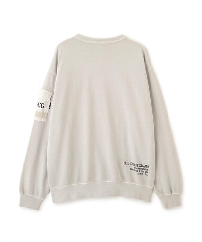 FADED MIL.POCKET CREWNECK SWEAT 水洗做舊 工裝口袋 圓領 衛衣