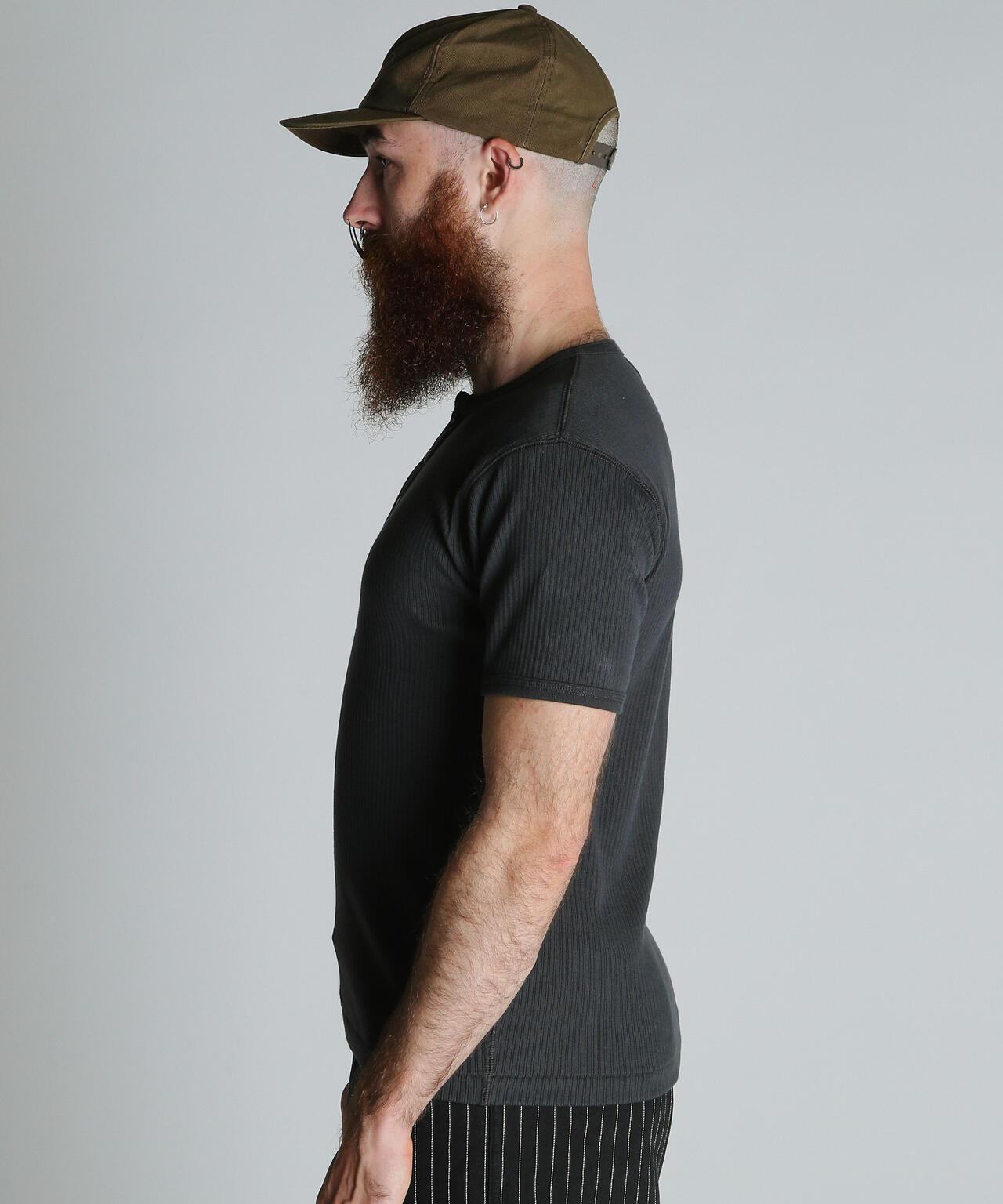軍風羅紋亨利領 ARMY RIB HENLEY T-SHIRT T恤