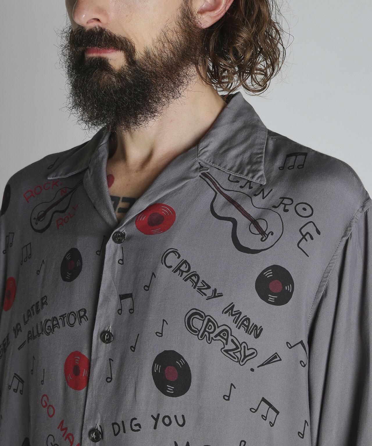 ROCK'N ROLL RAYON SHIRT 人造絲襯衫