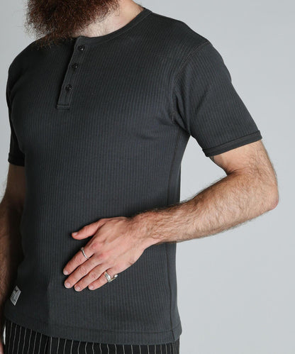 軍風羅紋亨利領 ARMY RIB HENLEY T-SHIRT T恤