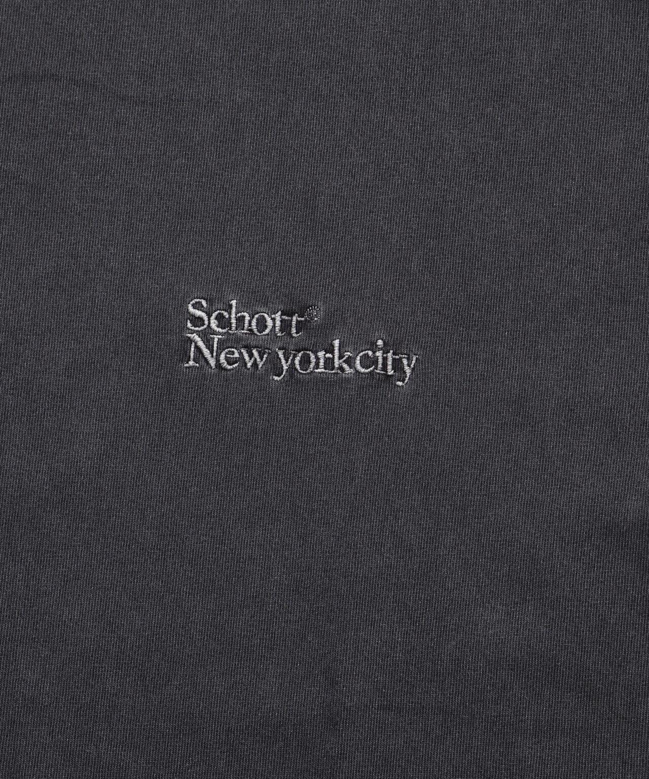 Schott NEW YORK CITY EMB. T-SHIRT 刺繡T恤