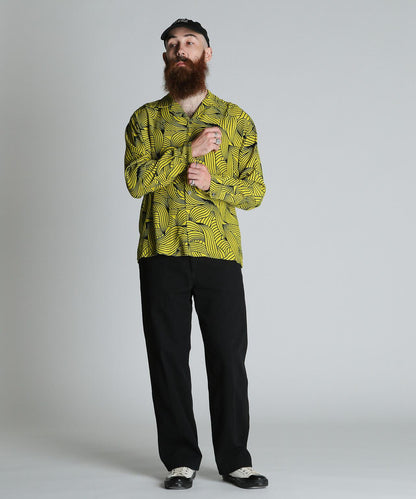香蕉圖案 人造絲 RAYON SHIRT 襯衫