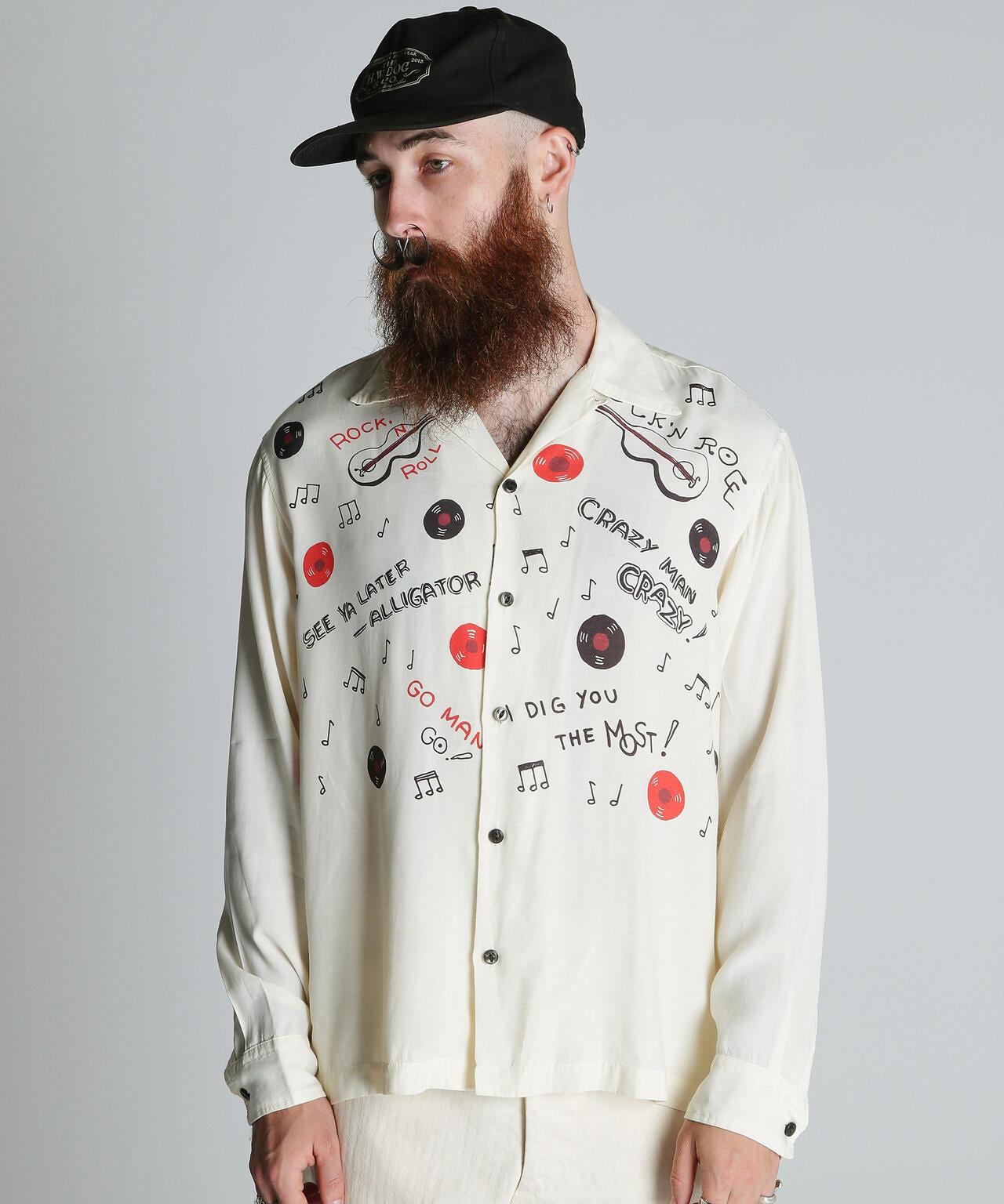 ROCK'N ROLL RAYON SHIRT 人造絲襯衫