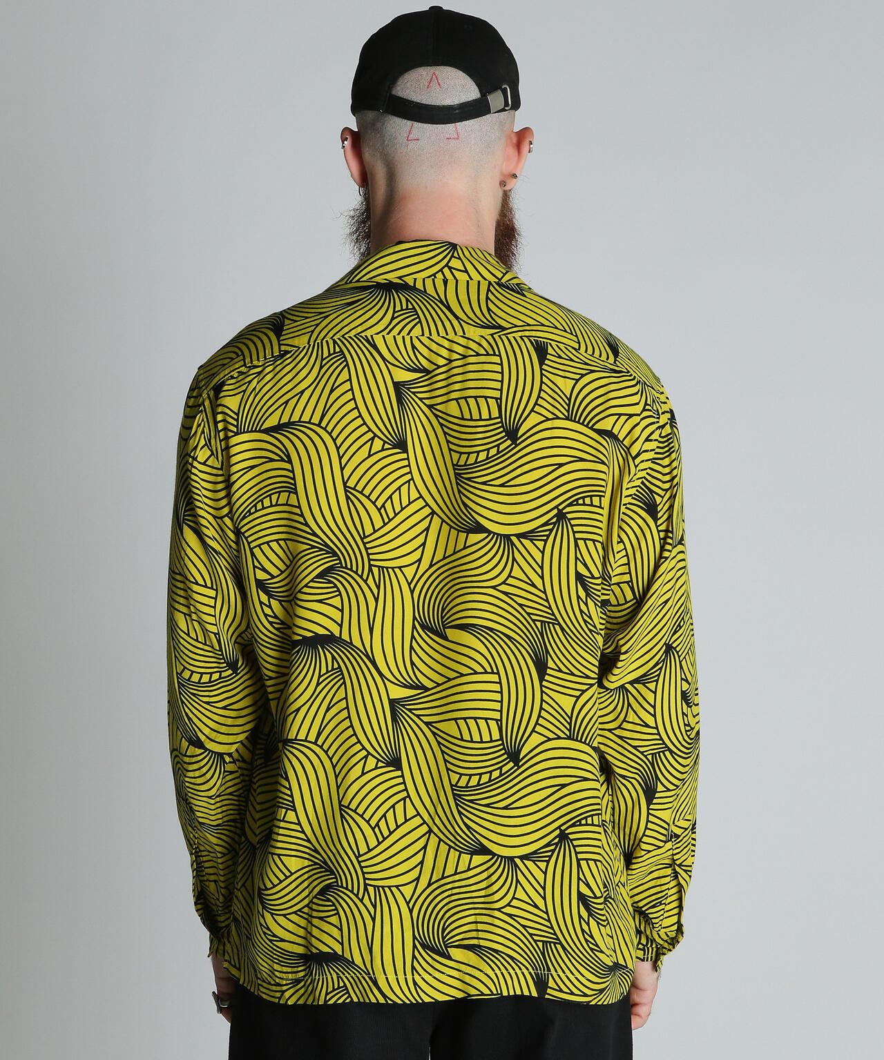香蕉圖案 人造絲 RAYON SHIRT 襯衫