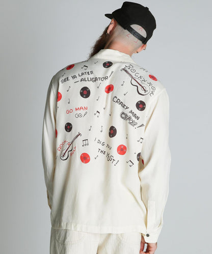 ROCK'N ROLL RAYON SHIRT 人造絲襯衫