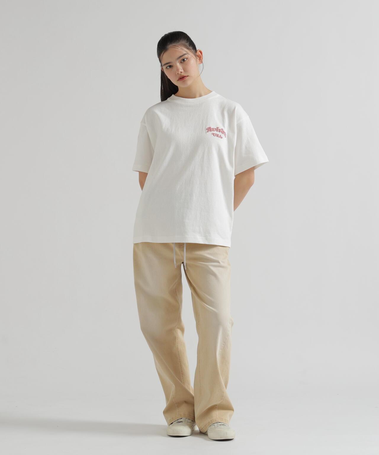 WAIST RIB COLOR BLOCKED DENIM 牛仔褲