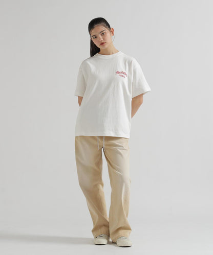 WAIST RIB COLOR BLOCKED DENIM 牛仔褲