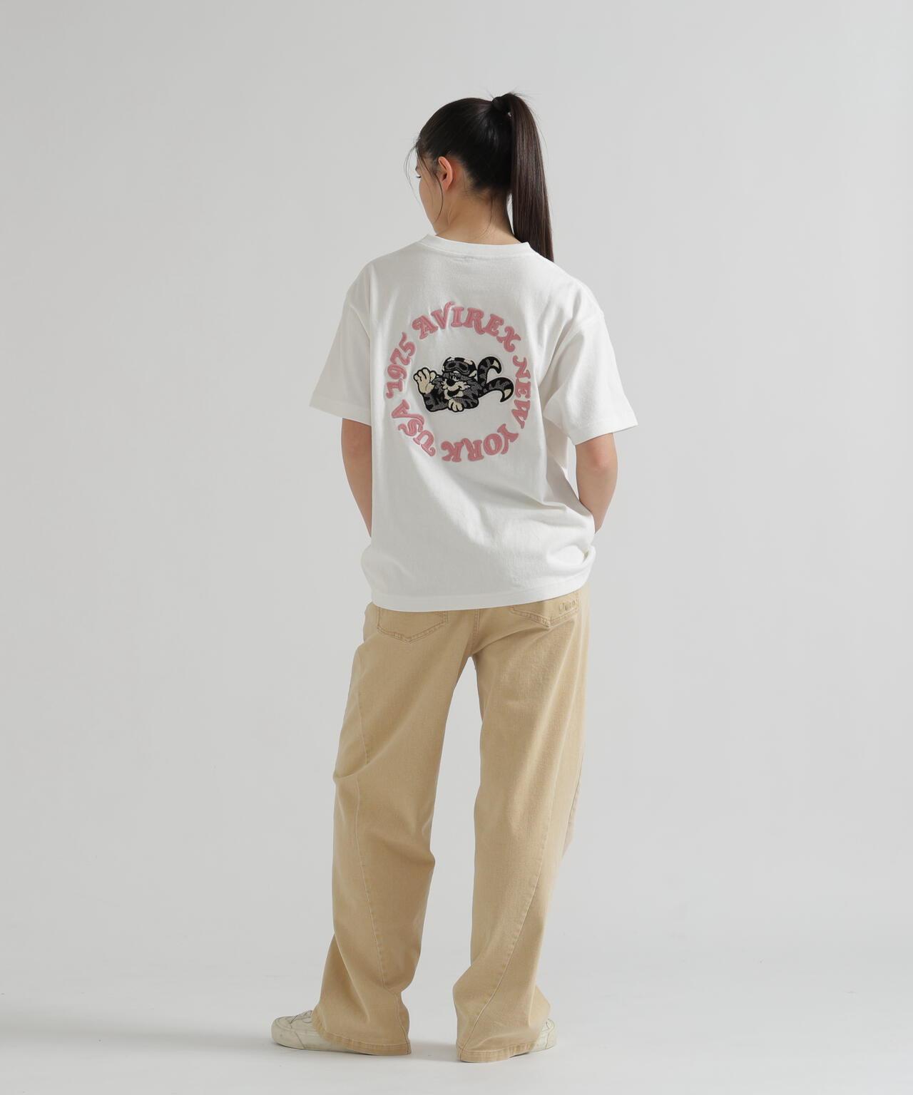 WAIST RIB COLOR BLOCKED DENIM 牛仔褲