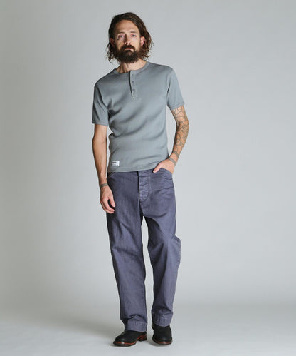 軍風羅紋亨利領 ARMY RIB HENLEY T-SHIRT T恤