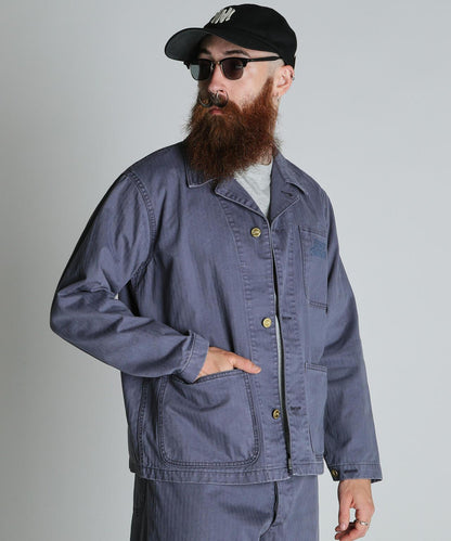HERRINGBONE COVERALL 人字紋 工裝版型 外套