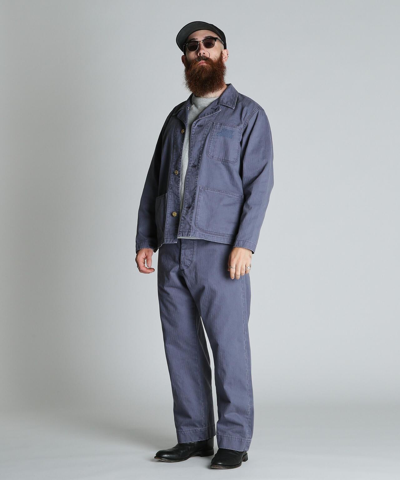 HERRINGBONE COVERALL 人字紋 工裝版型 外套