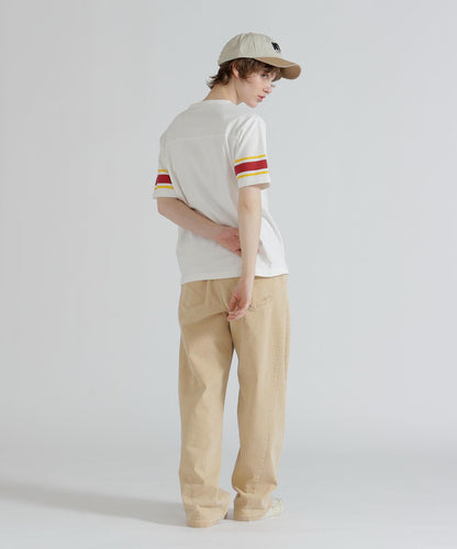 WAIST RIB COLOR BLOCKED DENIM 牛仔褲