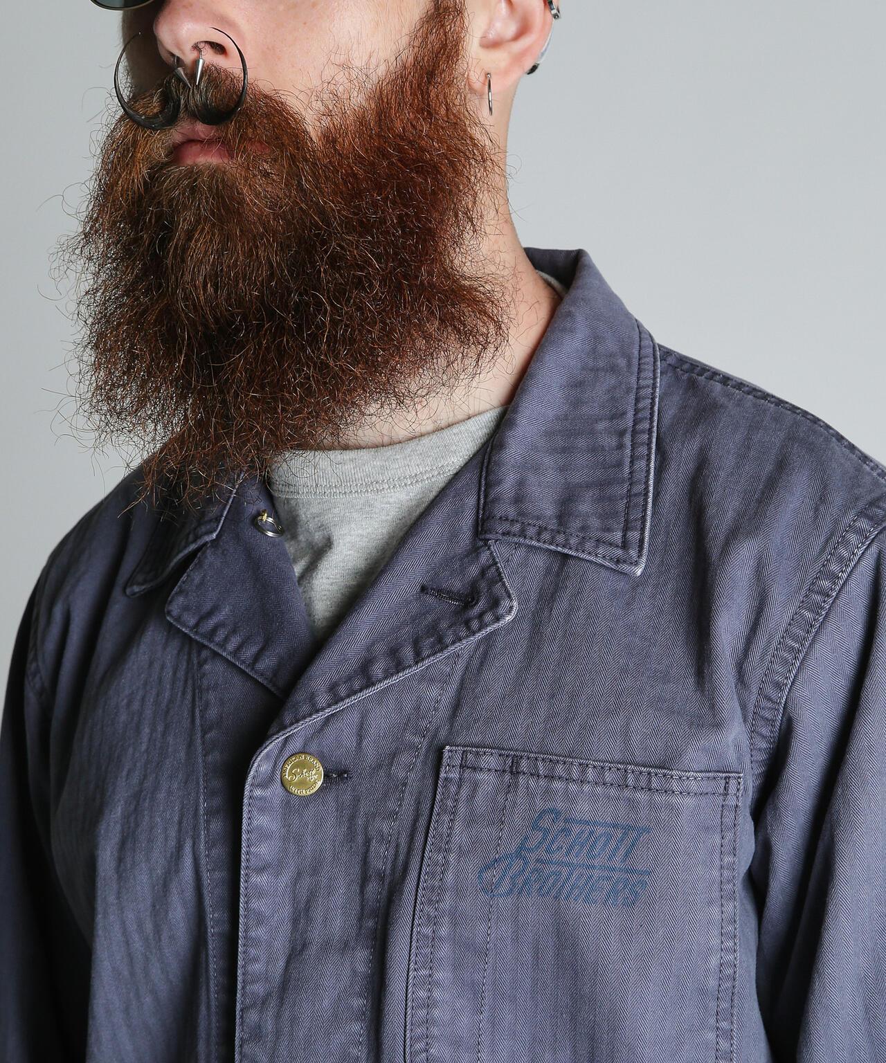 HERRINGBONE COVERALL 人字紋 工裝版型 外套