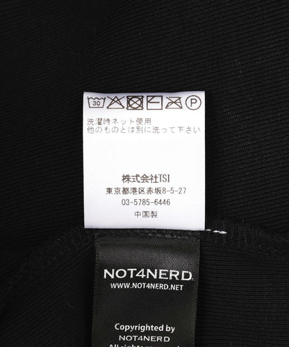 NOT4NERD ノットフォーナード 4 CROSS SYNBOL 做舊染色短袖T恤