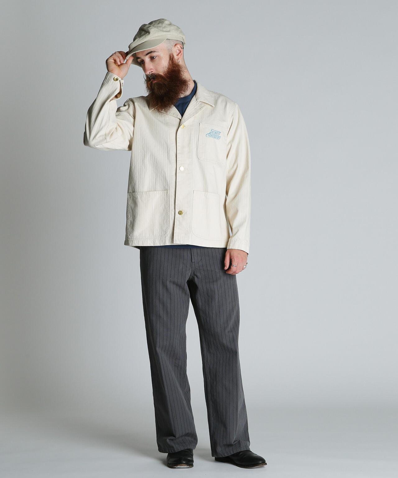 HERRINGBONE COVERALL 人字紋 工裝版型 外套