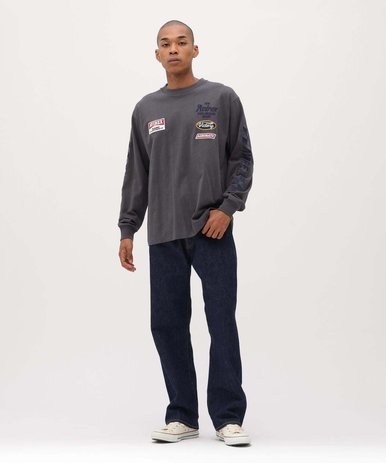《A.A.R.C》 EMBROIDERY L/S T-SHIRT