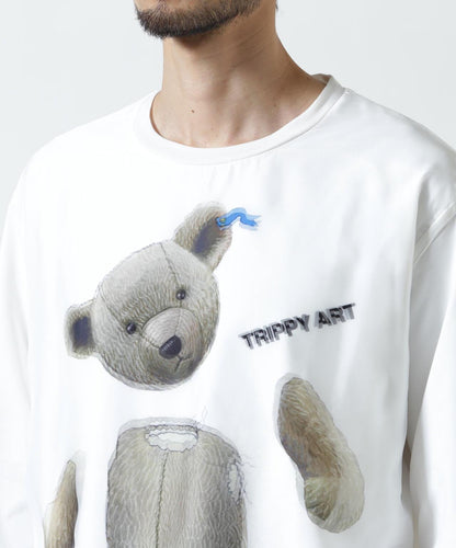 maxsix TEDDY BEAR 3D圖案 長袖T恤