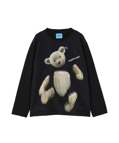 maxsix TEDDY BEAR 3D圖案 長袖T恤