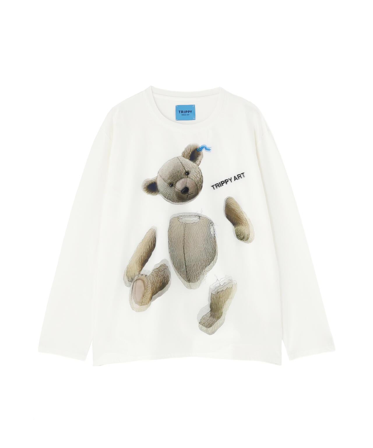 maxsix TEDDY BEAR 3D圖案 長袖T恤