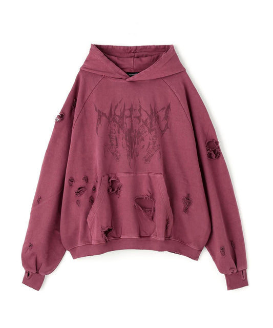 NOT4NERD DESTROYED PIGMENT GOAT 套頭連帽衛衣